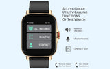 Maxima MAX PRO X6 X6O1PGSB65311 Gold Silicon Unisex Smart Watch