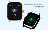 Maxima MAX PRO X6 X6O1PGSB65311 Gold Silicon Unisex Smart Watch