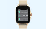 Maxima MAX PRO X6 X6O1PGSA65312 Gold Silicon Unisex Smart Watch