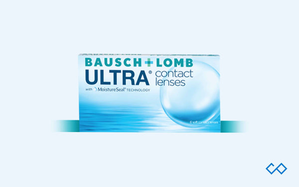 Bausch & Lomb Ultra Contact Lens Monthly Disposable, 6 Lens Pack - Contact Lenses