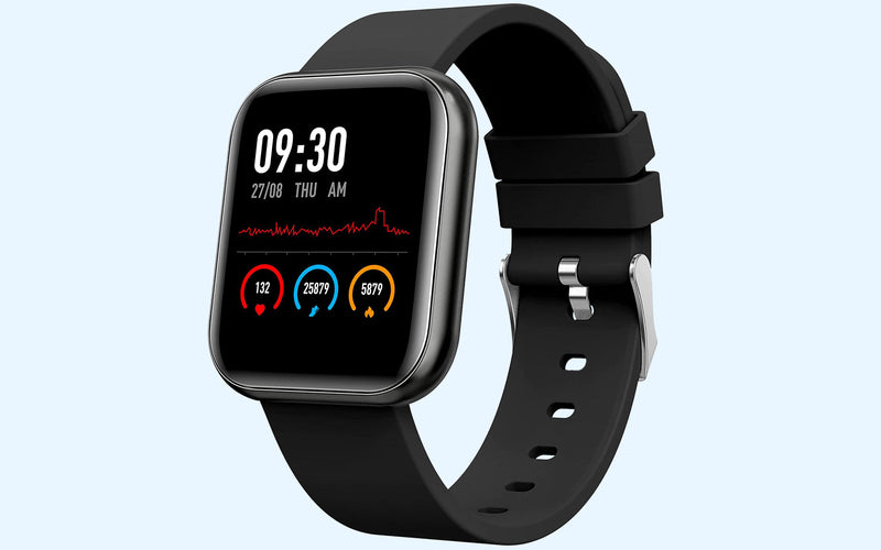 Timex METAL FIT TW0HXW300T Black Silicon Unisex Smart Watch