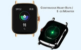Maxima MAX PRO X6 X6O1PGSA65312 Gold Silicon Unisex Smart Watch