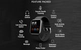 Timex METAL FIT TW0HXW300T Black Silicon Unisex Smart Watch