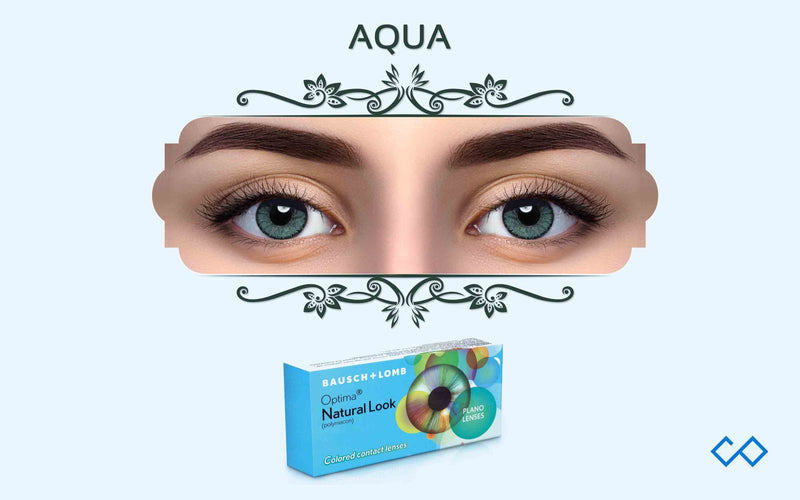Bausch & Lomb Optima Natural Looks Quarterly Color Contact Lenses (Without Power), 1 Pair - Contact Lenses
