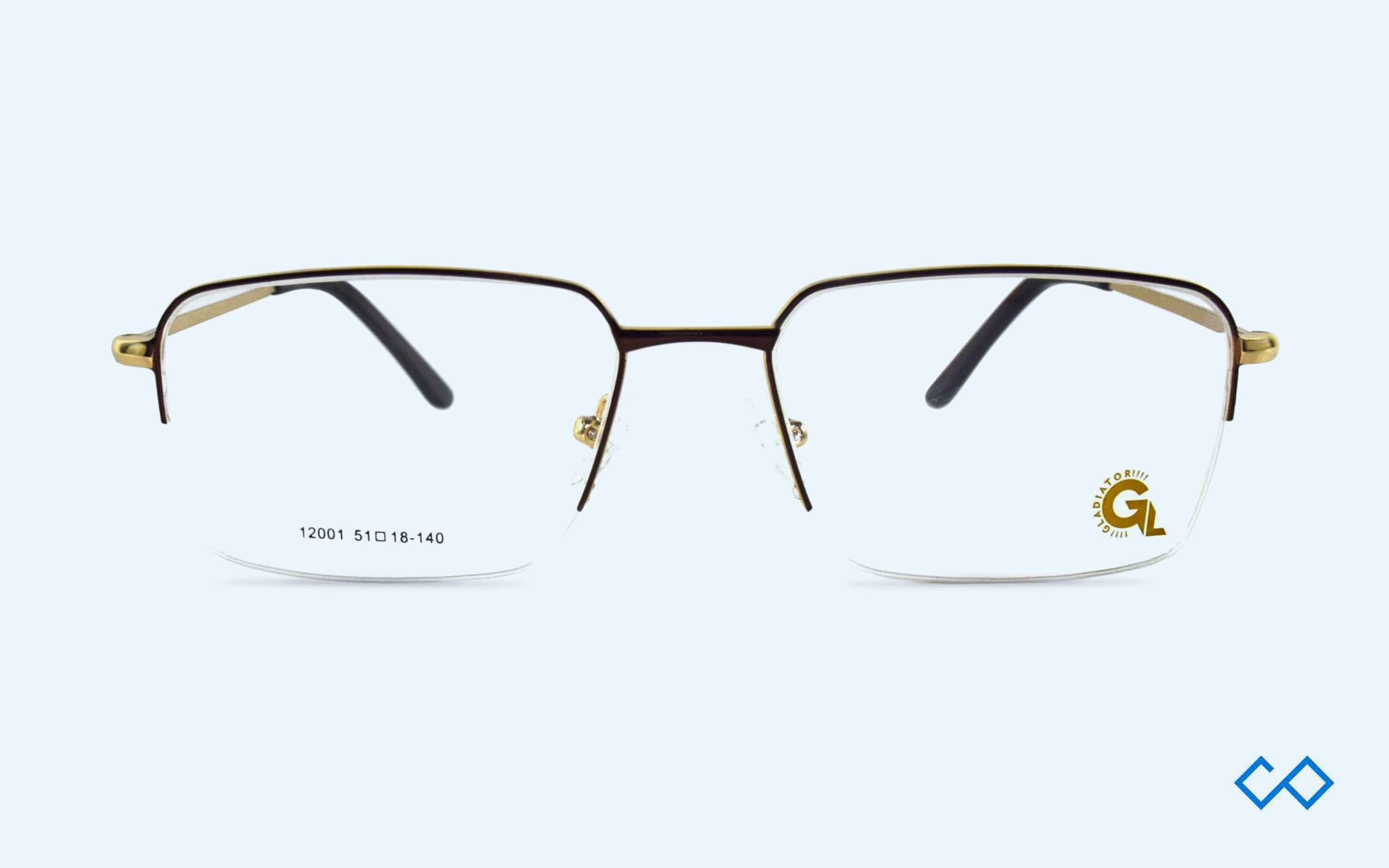 Gladiator 12001 51 Durable & Trendy Metal Men Eyeglass – WizOpt