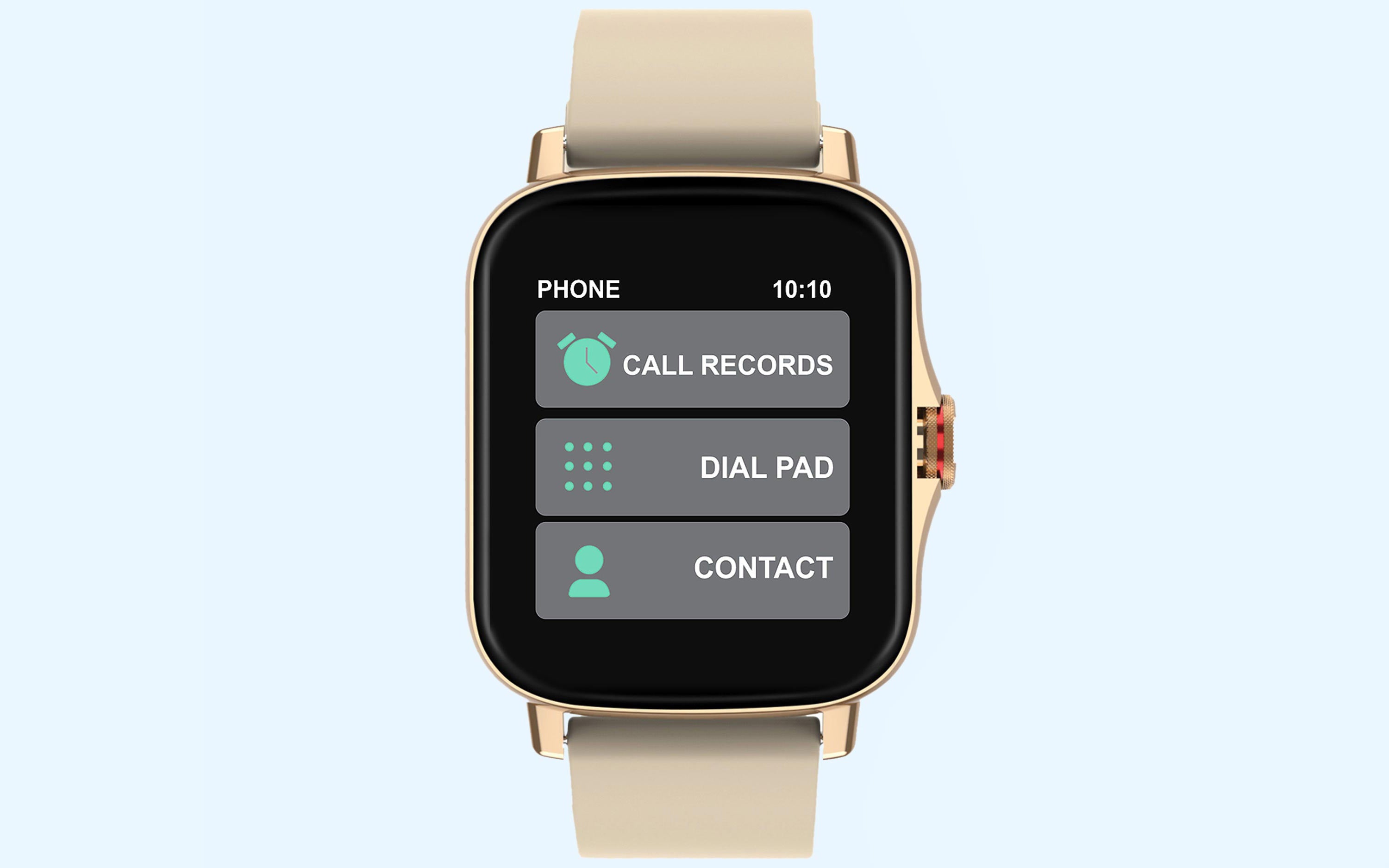 Maxima MAX PRO X6 X6O1PGSA65312 Gold Silicon Unisex Smart Watch – WizOpt
