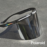 Polaroid Half Face Shield, Mirror Coated - Safety Glass