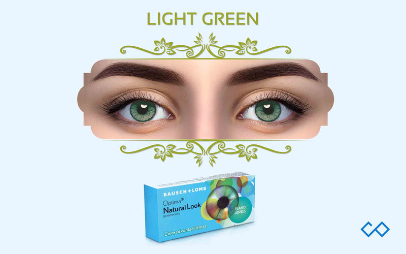 Bausch & Lomb Optima Natural Looks Quarterly Color Contact Lenses (Without Power), 1 Pair - Contact Lenses