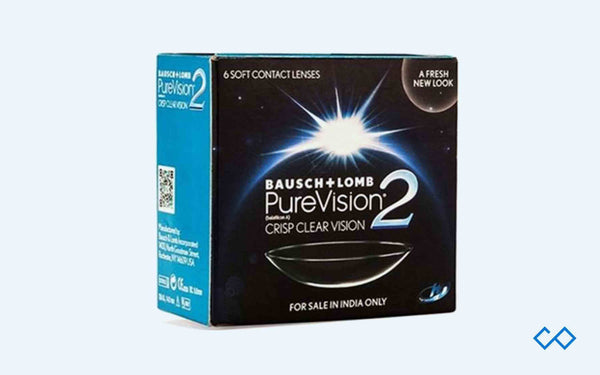 Bausch & Lomb Pure Vision 2 HD Monthly Disposable Contact Lens - Contact Lenses
