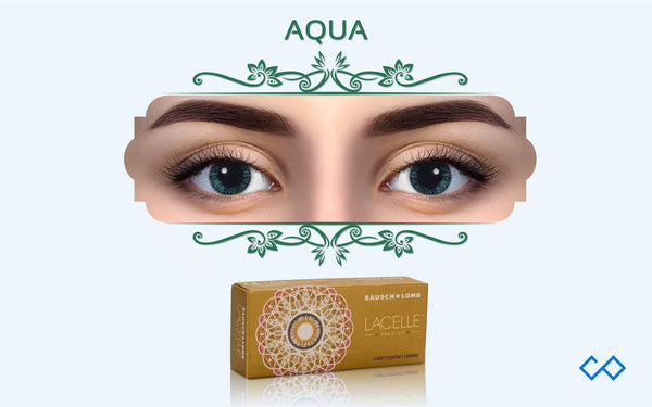 Bausch & Lomb Lacelle Premium Monthly Color Contact Lens (With Power), 1 Pair - Contact Lenses