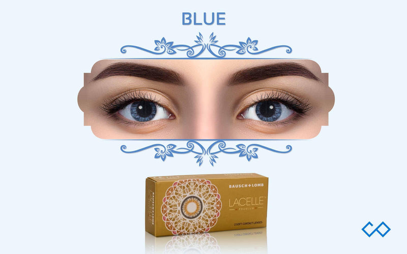 Bausch & Lomb Lacelle Premium Monthly Color Contact Lens (Without Power), 1 Pair - Contact Lenses